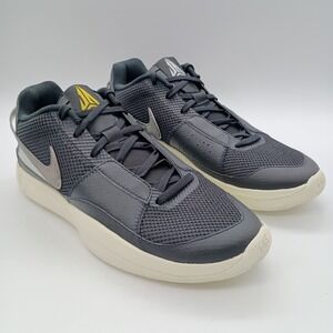 Nike Ja 1 Black Light Silver Men 12 Basketball Shoes DR8785-002 New Damaged Box